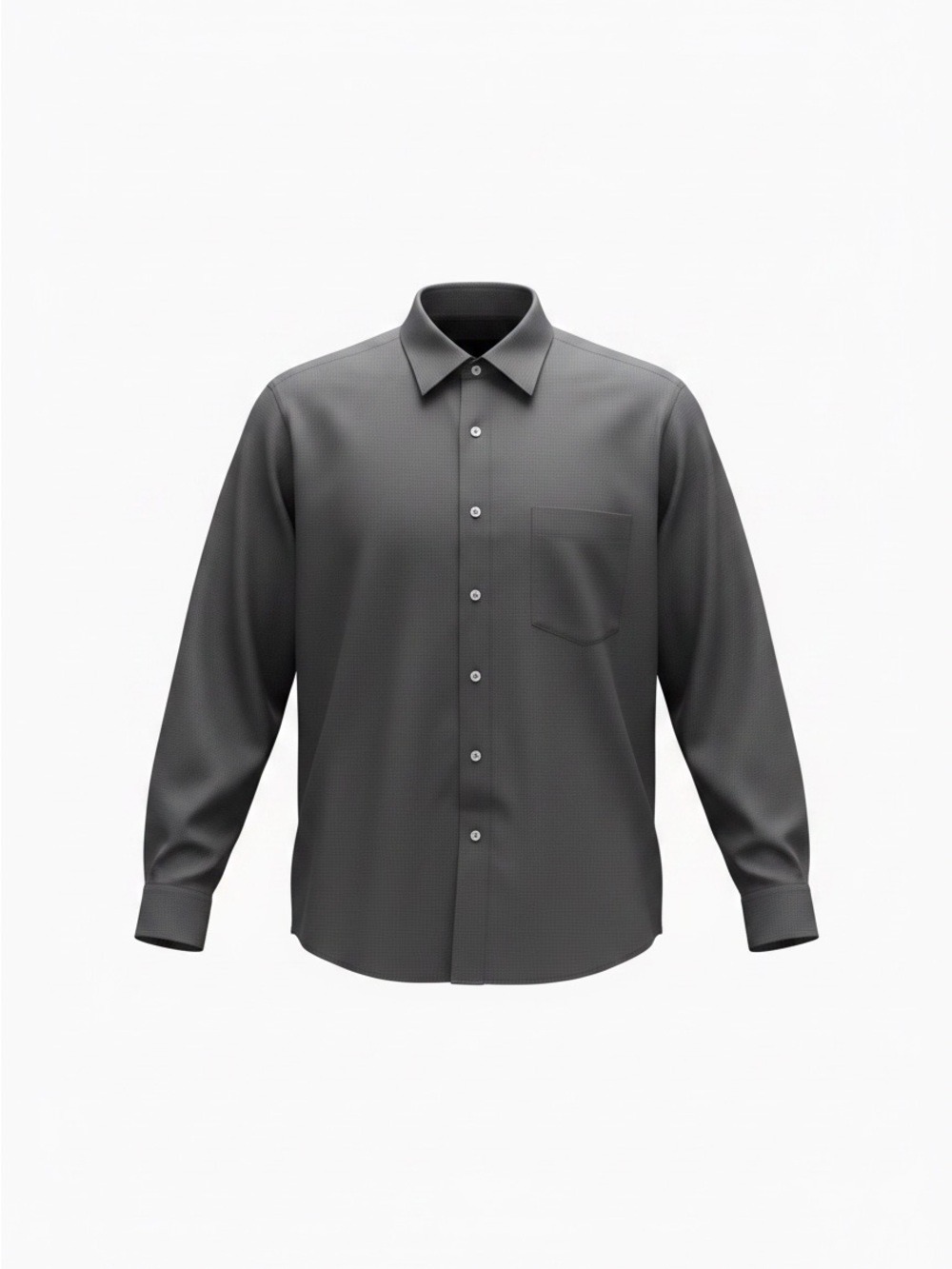 Hugo Boss Men's Charcoal Dress Shirt, 100% Cotton 16.5